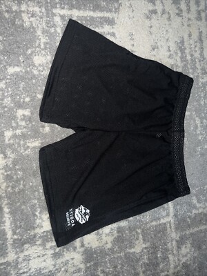 Xticca Believe Black Mesh Shorts Streetwear Athletic Basketball Summer Large