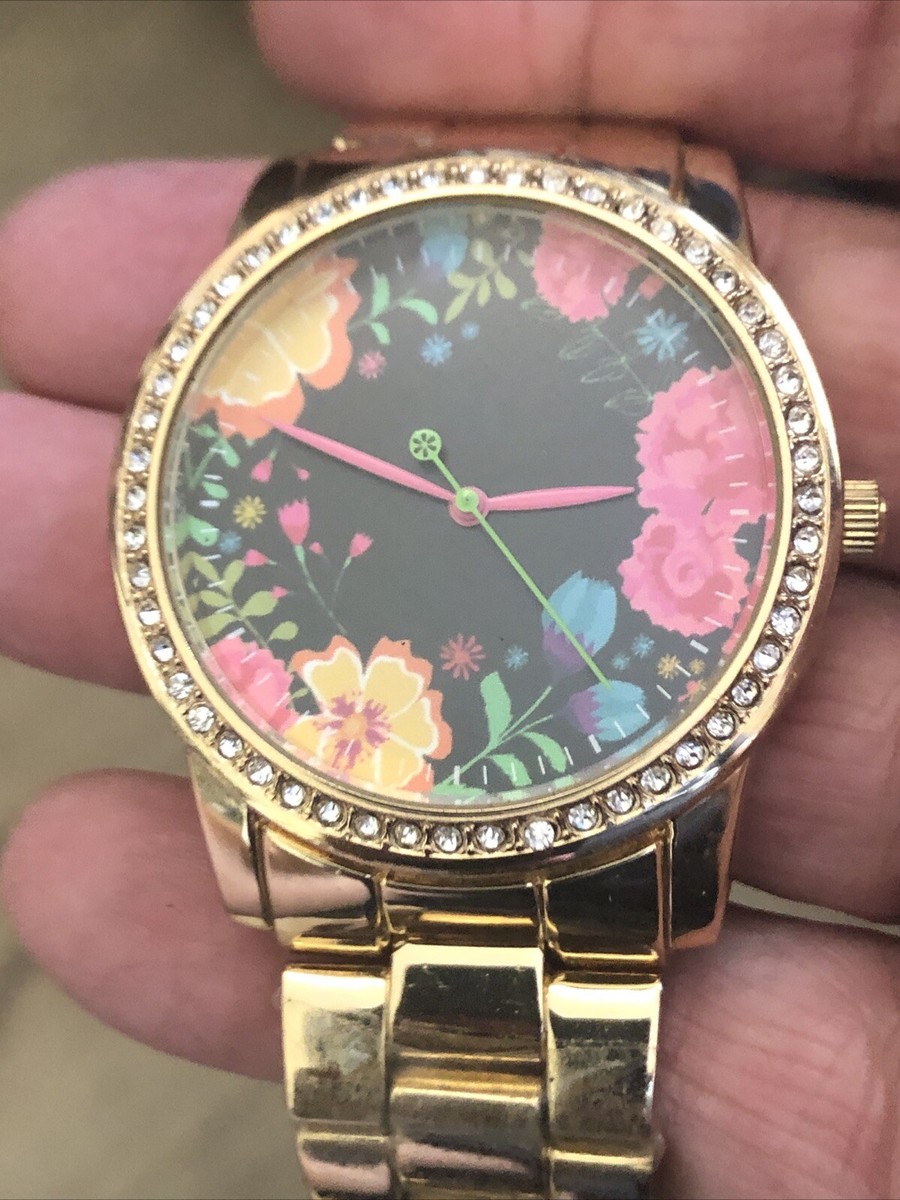 Flower Faced Quartz Watch NWOT | eBay display picture 3