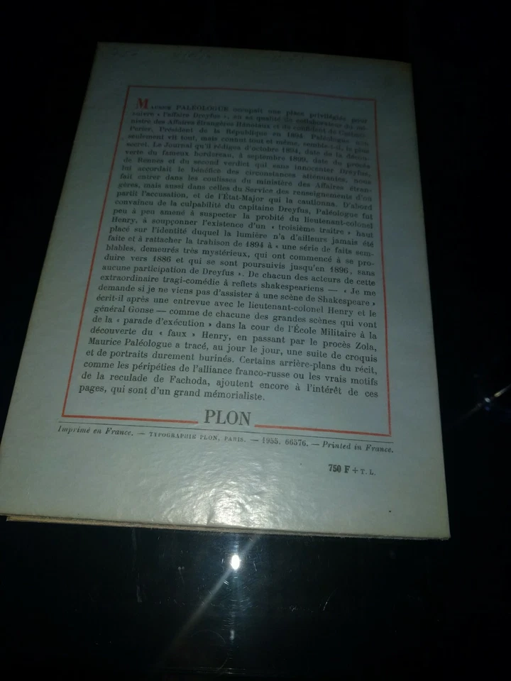Journal Affaire Dreyfus Paléologue. - Photo 2/4