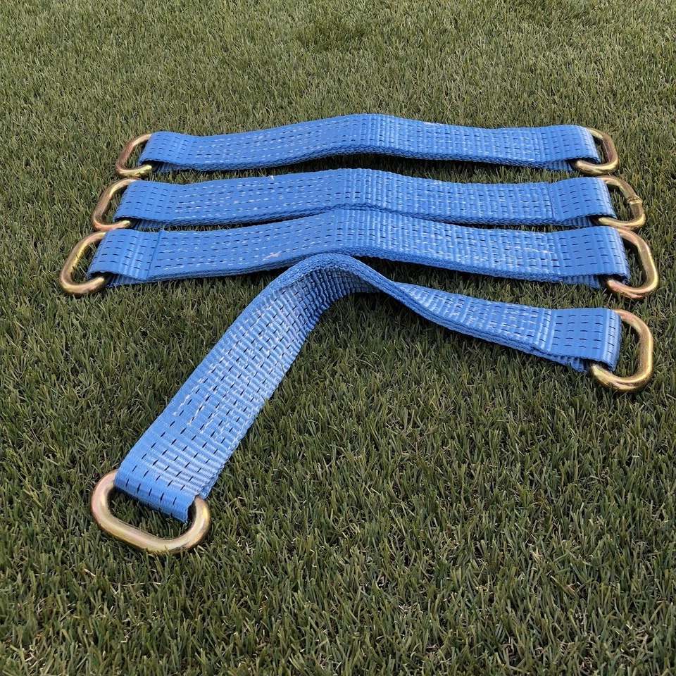 4PC Wheel Bridging / Link / Strap Trailer Tie Down Car Recovery 16" /40CM - image 4 of 4