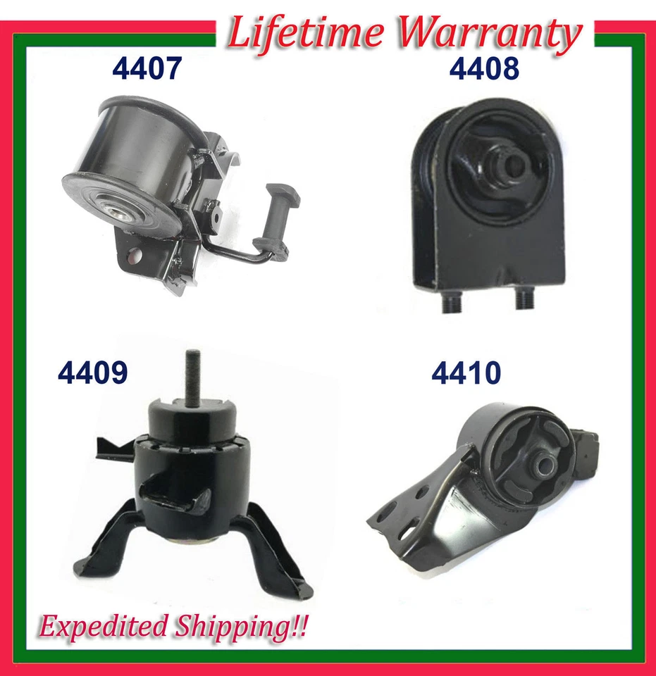 Para 02-06 Mazda MPV 3.0L V6 4407 4408 4409 4410 Motor Motor y montaje de transmisión M1362 Foto 2 de 4