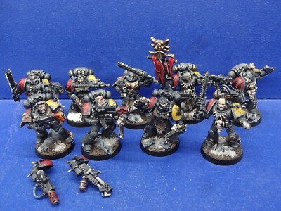 9 Grey Hunter der Space Wolves TOP BEMALT 1