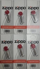 Zippo Lighter Replacement Genuine 6 Flint Free Ship
