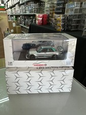 Mercedes Benz 190e Evo Ii Silver 164 Diecast Car Model By Rhino Models