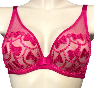 AUBADE Viktor&Rolf Bow Bügel-BH Mesh Tüll Gr.75C UK 34C OVP 120  Luxus Wäsche