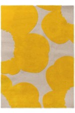 FINNISH MODERN MARIMEKKO "ISO UNIKKO" MAIJA ISOLA WOOL RUG YELLOW 4 SIZES NEW