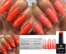 BLUESKY GEL NAIL POLISH ORANGE COLORS PEACH SPRING SUMMER POPULAR UV LED SOAKOFF