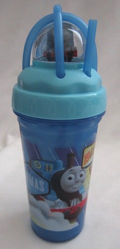 THOMAS THE TRAIN LOOPITY LOOP STRAW 15 OZ. TUMBLER BEVERAGE BOTTLE-BRAND NEW! - Picture 2 of 3