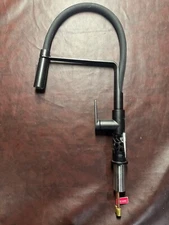 Riobel Mythic 1.8 GPM Single Hole Pre-Rinse Pull Down Kitchen Faucet - MY101BK