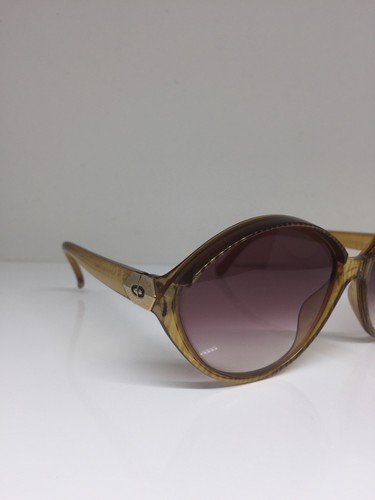 New Vintage Christian Dior CD 2180 Sunglasses C. 10 Translucent Brown Germany - Picture 5 of 12
