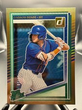 2025 Panini Donruss Baseball Gold Card No 158 Carson Benge 1/10 Rated Prospect