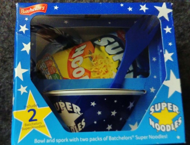 Batchelors 2pk Noodles With Bowl Spork Super Yummy Noodleicious Gift Set For Sale Online Ebay