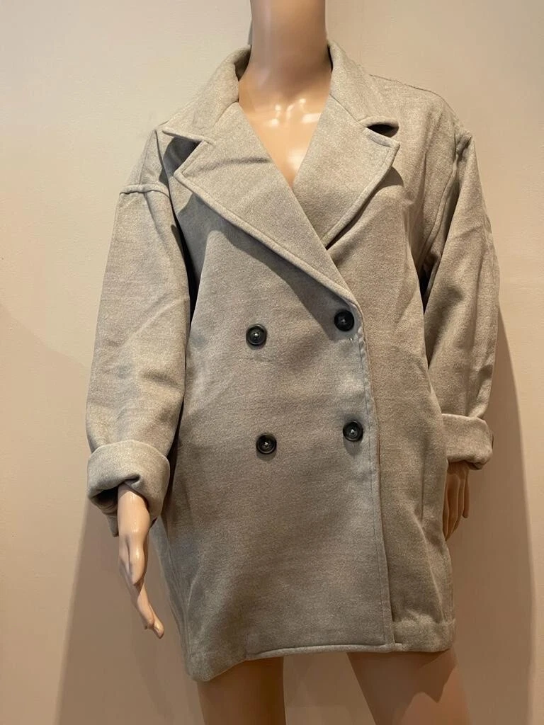 free people Hannah slouch jacket L new can fit uk12-14