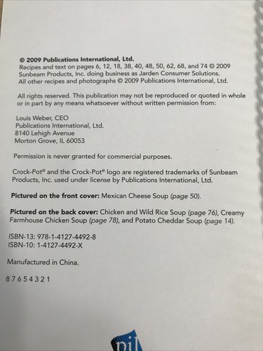 Crock-Pot Soups and Stews, Chicken, & 5 Ingredients Recipes Spiral Publications - Picture 11 of 17