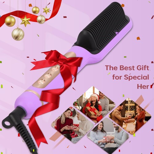 Negative Ionic Hair Straightener Brush with 9 Temp Anti-Scald Auto-Shut Off NEW - Picture 27 of 33