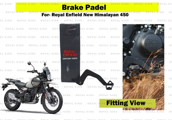 "Royal Enfield \"New Himalayan 450 Brake Padel Assembly\""-image