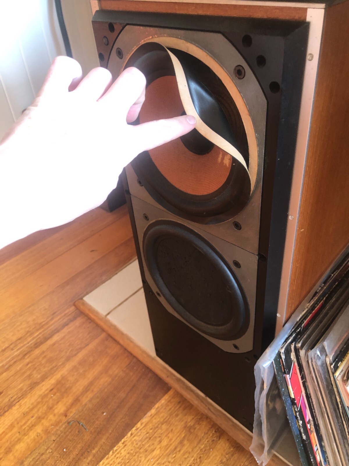 Vintage 1970's Luxman R1050 Reciever Amplifier and Vintage B&W Speakers