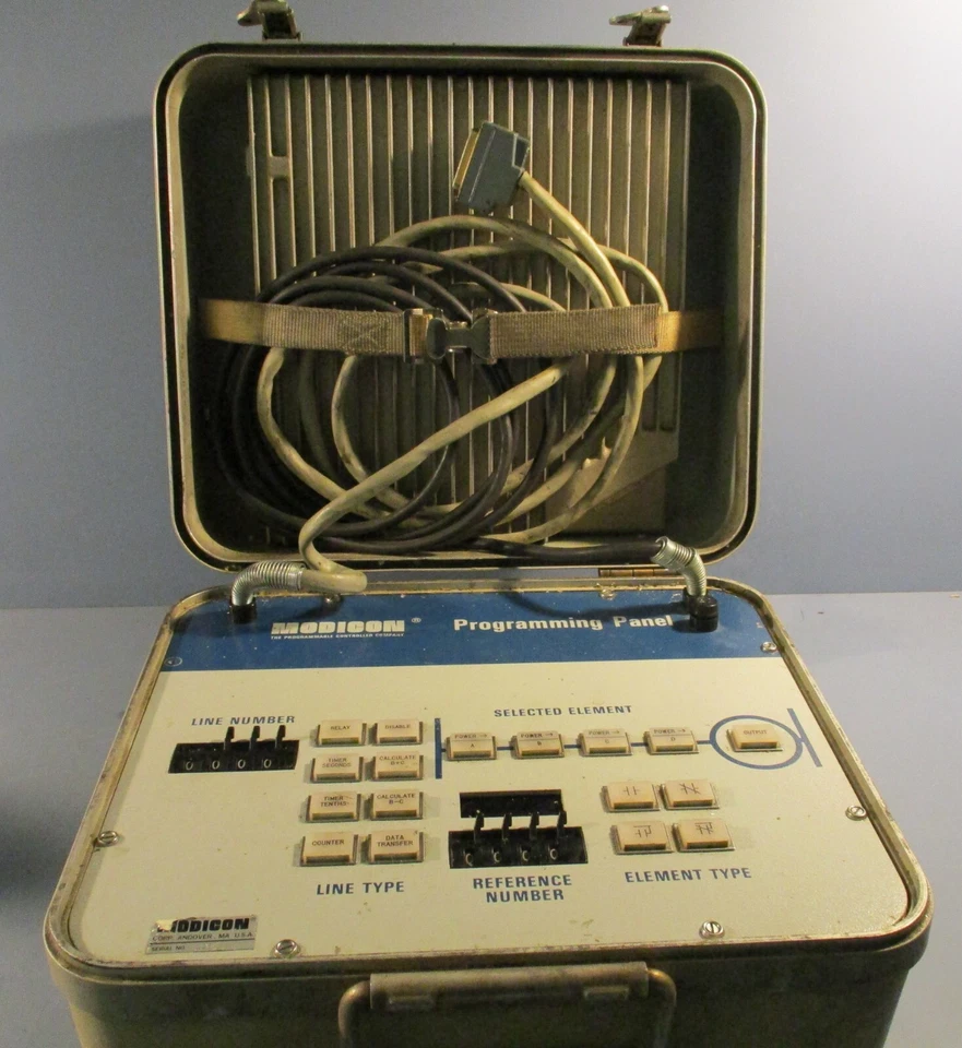 Panel Programador Modicon P112 17 Pulsador 115 VAC Panel de Programación Foto 3 de 4