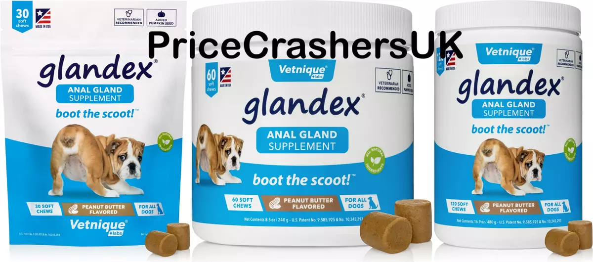 Glandex peanut hotsell butter chews
