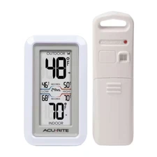 AcuRite Digital Thermometer Indoor/Outdoor Temperature Sensor Detachable Stand