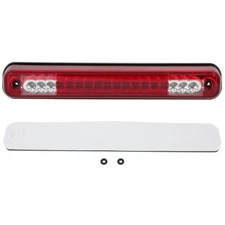 MIROZO For 88-98 Chevy GMC C/K1500 Silverado Chrome LED 3rd Brake Light Lamp
