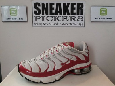 Nike Womens Shox Fade - 333049 161 - White / Varsity Red - Silver - Size  7.5 | eBay