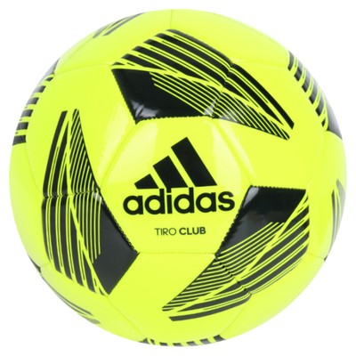 Adidas Tiro Club Soccer Football Ball Neon Yellow / Black FS0366 Size 4, 5  | eBay