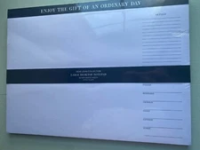 New! 15 X 11 Paper Desk Weekly Planner 80 Pages Tear Off Motivational Organizing