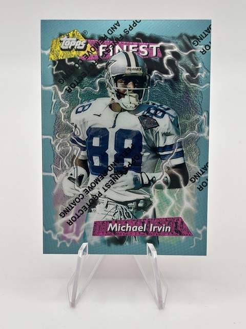 1995 Topps #186 Michael Irvin Finest Boosters Refractors