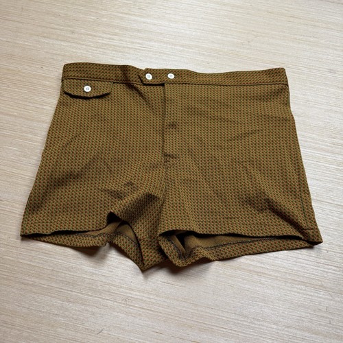 Vintage 60s 50s Shorts Sears Swim Swimsuit Diving Surf Knit Trunks Mens Large