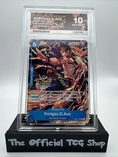 Portgas.D.Ace OP07-053 3rd Anniversary Stamp ACE 10 One Piece