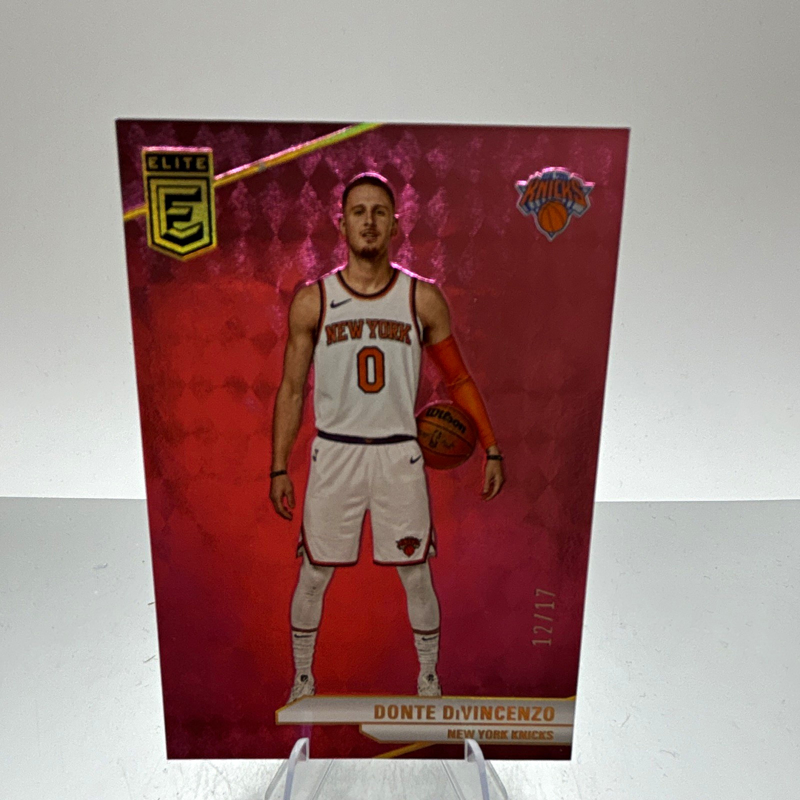 Panini 2023-24 Donruss Elite Donte DiVincenzo Knicks #192 Serial #/17