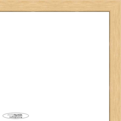 Minimalist Yellow Frame - UV Acrylic, Backing Board, Hanging Hardware Included