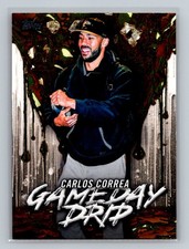 Carlos Correa 2026 Topps #GD-20 Gameday Drip Houston Astros
