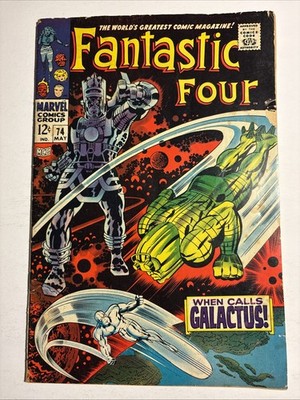 Fantastic Four #74 (Marvel Comics May 1968) GOOD