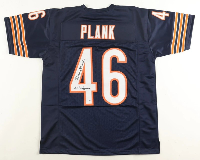 Doug Plank Signed Chicago Bears Jersey "46 Defense" (JSA) 1975 Draft Pick / OSU