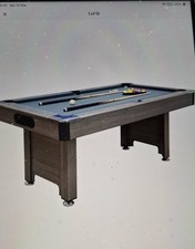 Full Size Pool Table with Cues and Balls