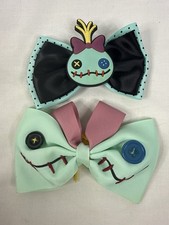 Disney Lilo Stitch Scrump Cosplay Hair Bow Lot Of 2