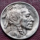 1919 Buffalo Nickel 5c AU Almost Uncirculated #100423