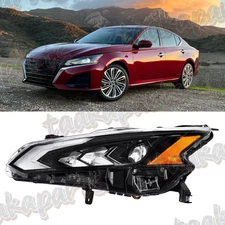 Full LED Headlights Left Headlamps Driver Side LH For 2023 2024 Nissan Altima