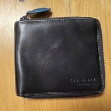 Ted Baker Black Leather Wallet and Card Holder
