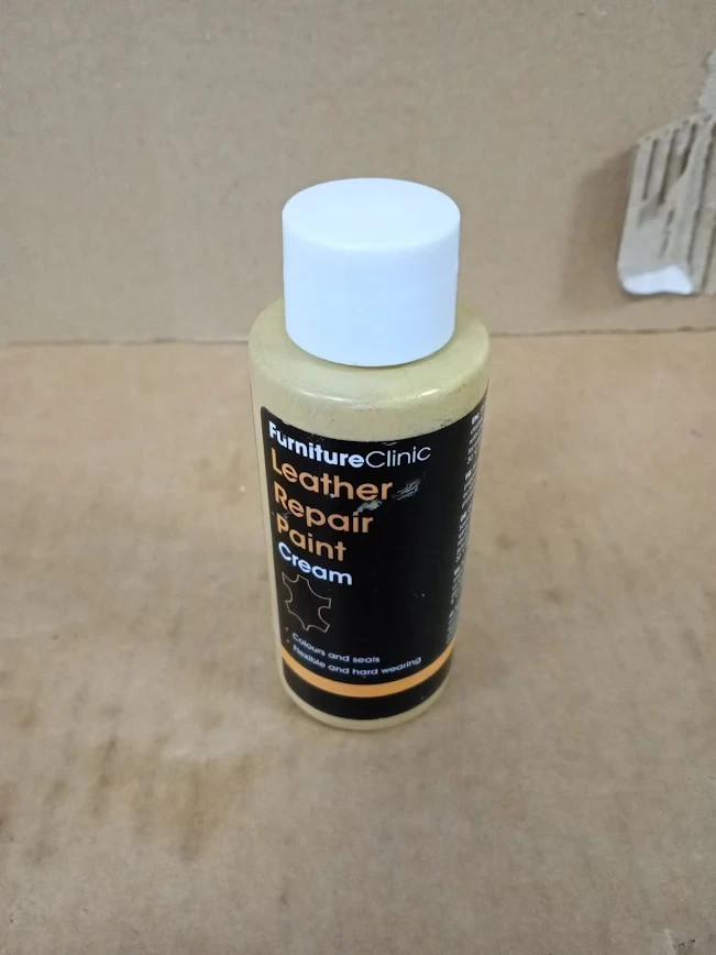 Furniture Clinic Leather Repair Paint & Dye Self Seal Colourant Quick Easy 50ml