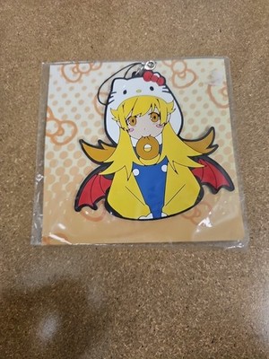 Bakemonogatari x Hello Kitty Collab - Shinobu Oshino Rubber Strap Keychain