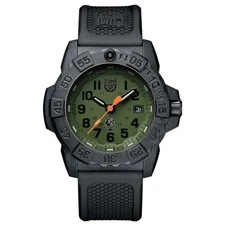 Luminox Navy Seal Men's Green Dial Rubber Strap Watch - XS.3517.NQ.SET