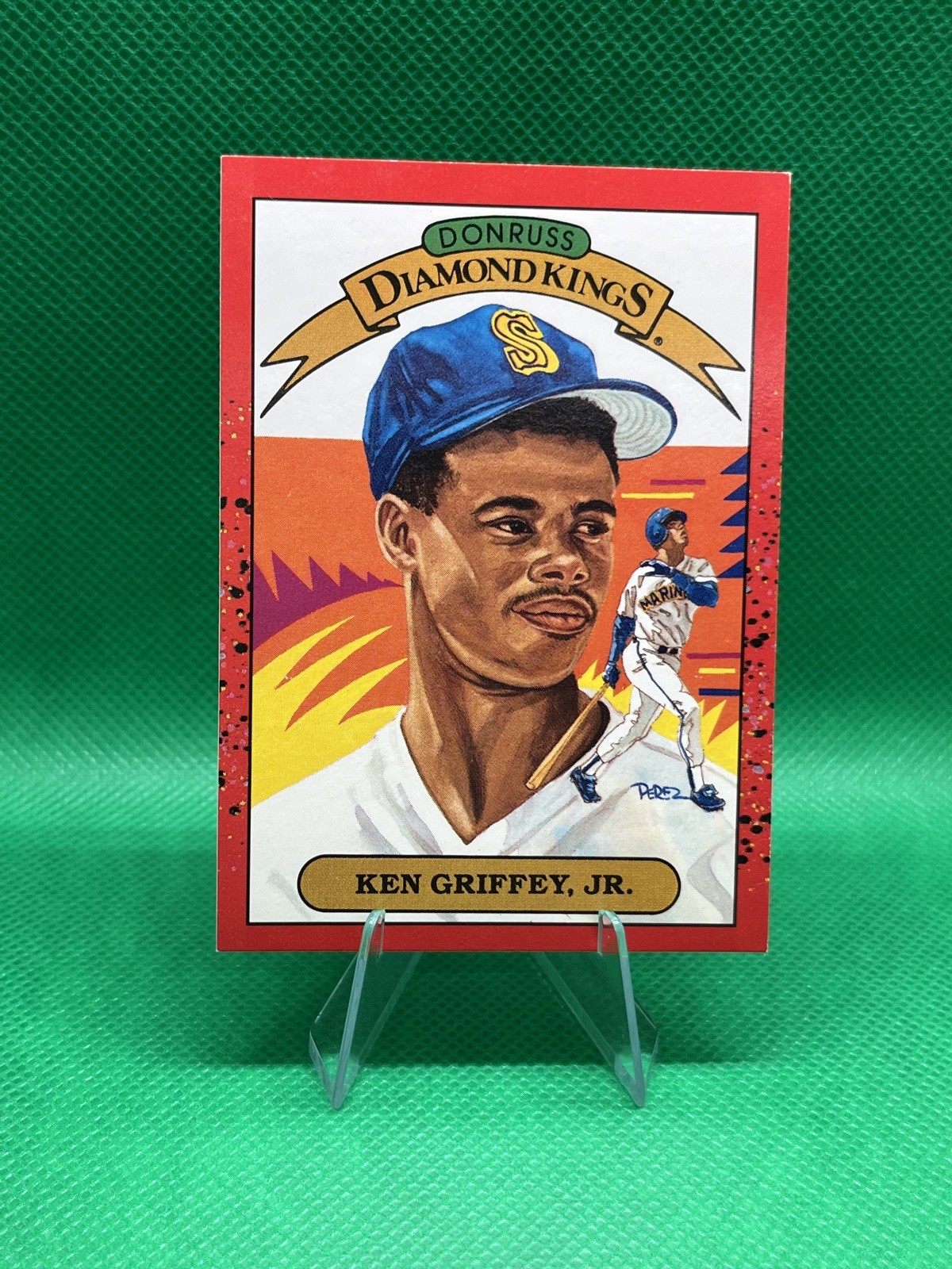 1990 Donruss Diamond Kings Ken Griffey Jr #4 1989 Seattle Mariners
