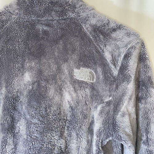The North Face Osito Jacket Womens Small Mock Neck Grey Fleece Full Zip Outdoor - Picture 13 of 15