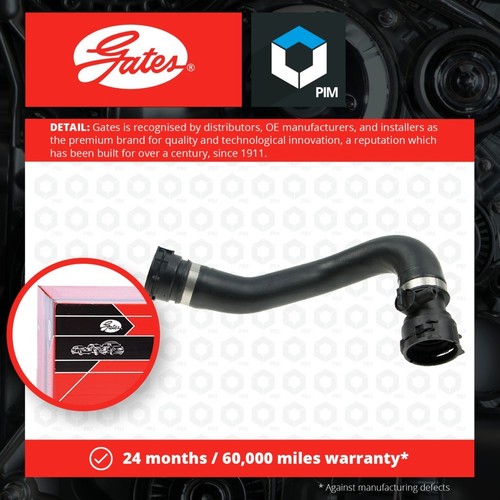 Radiator Hose fits AUDI A6 C6 2.4 Lower 04 to 08 BDW Coolant Gates 4F0121055F