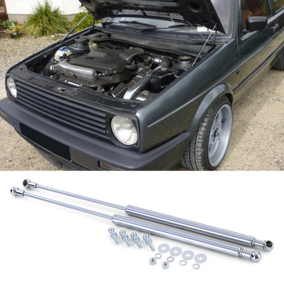 Motorhaubenlifte Dämpfer Chrom Paar für VW Golf 2 83-92