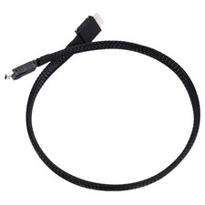 PCIE 4.0 X4 SAS4 Oculink Cable SFF-8611 Braided Soft Extender Cable4420