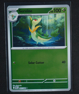 servine pokemon card Servine Pokemon Card